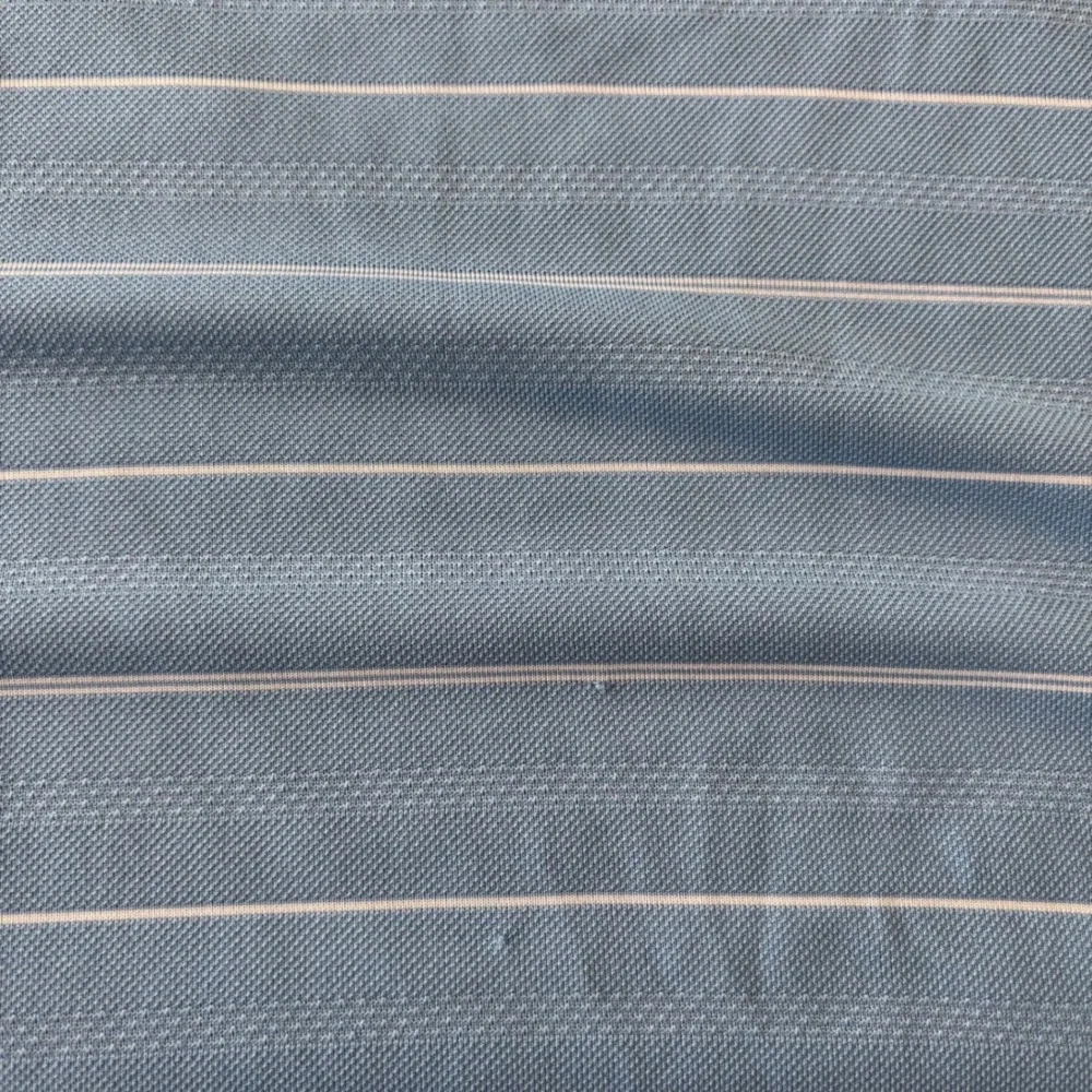 Nike Golf Mens XXL Dri-FIT Striped Polo‎ Shirt Blue White Short Sleeve RN56323